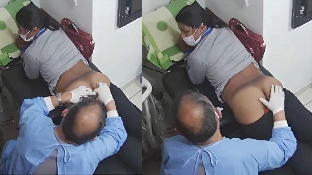 Beautiful Patient Fingering Pussy By Doctor Captured